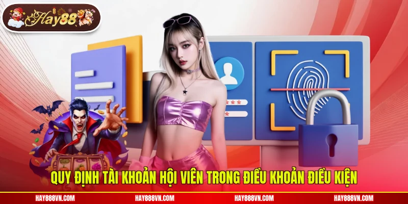 Quy định tài khoản hội viên trong điều khoản điều kiện